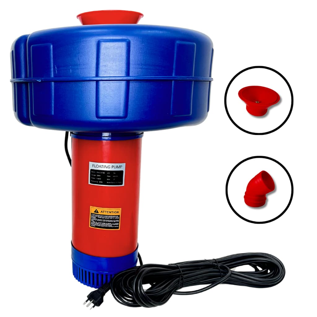 Aerador Chafariz Piscicultura 1.5cv 1.1kw 15 Metros Fio 110v