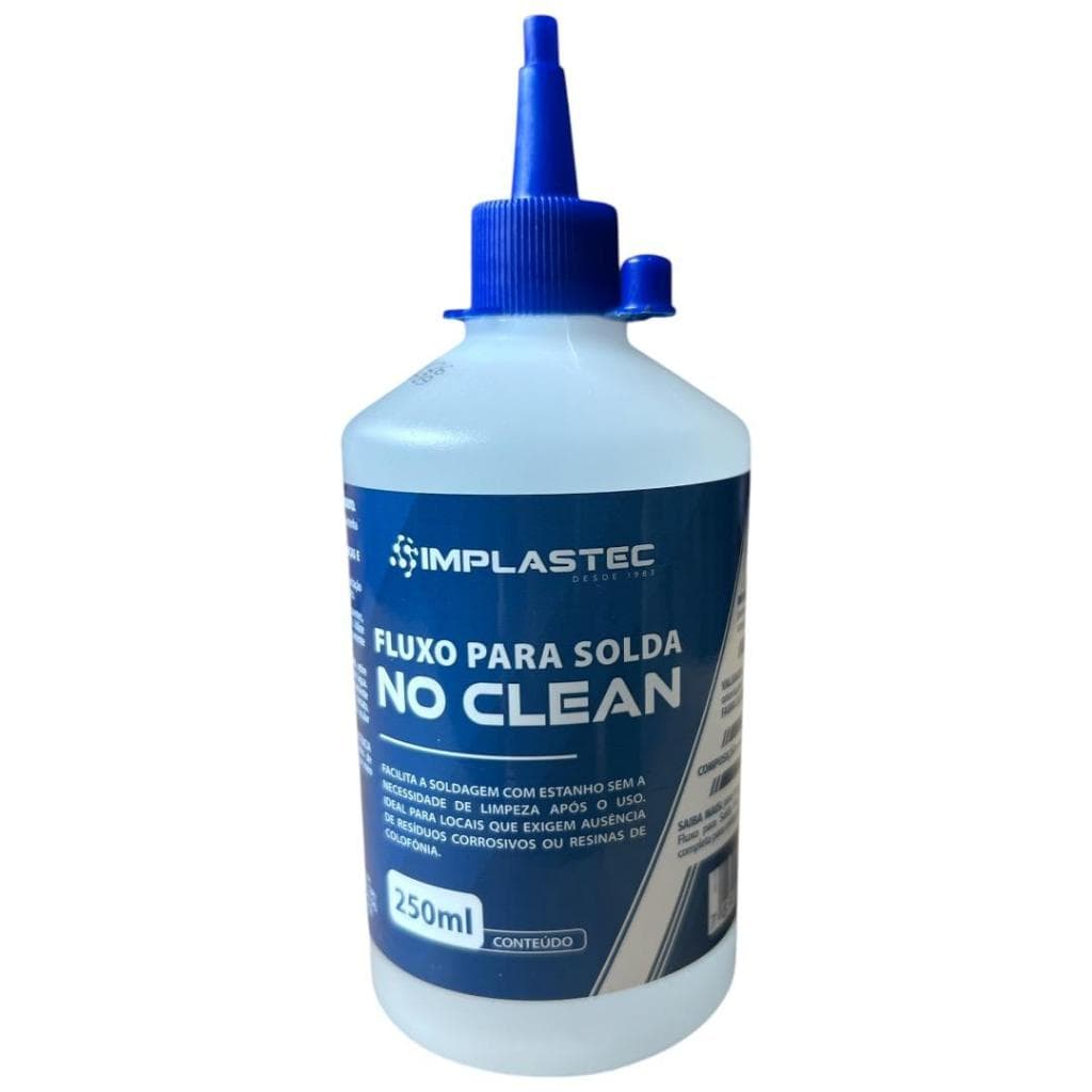 Fluxo para Solda Liquido no Clean 250ml Implastec