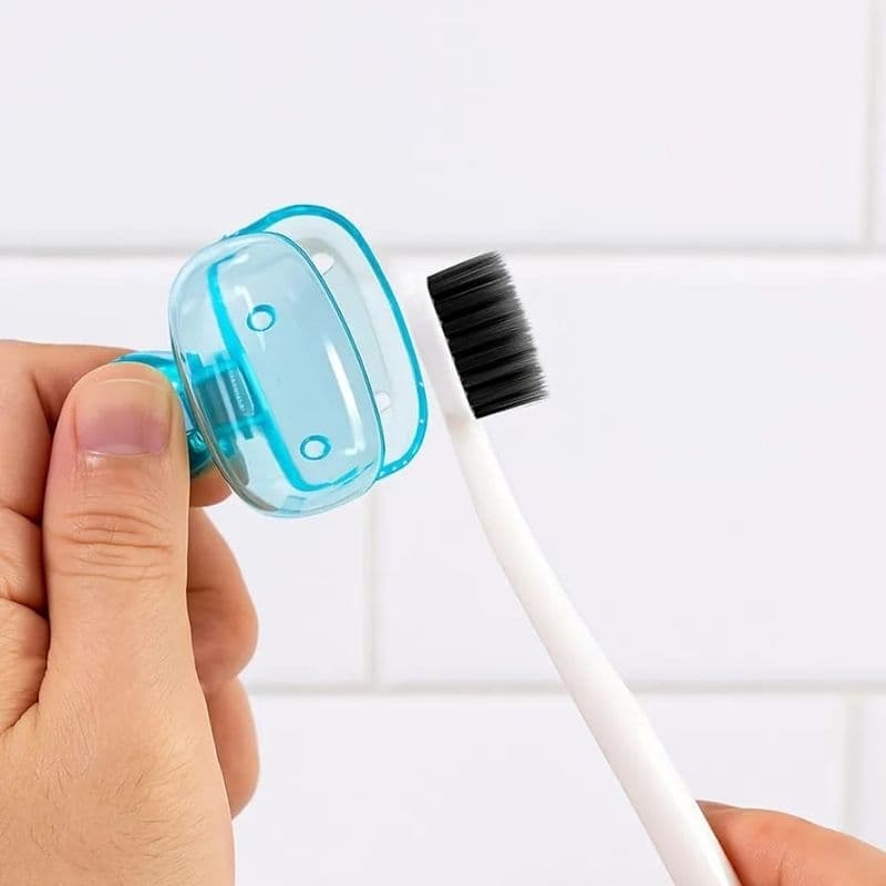 Capas Protetora de Escova de Dentes para Viagem, Tampas de Cabeça de Escova de Dentes Cor Sortida