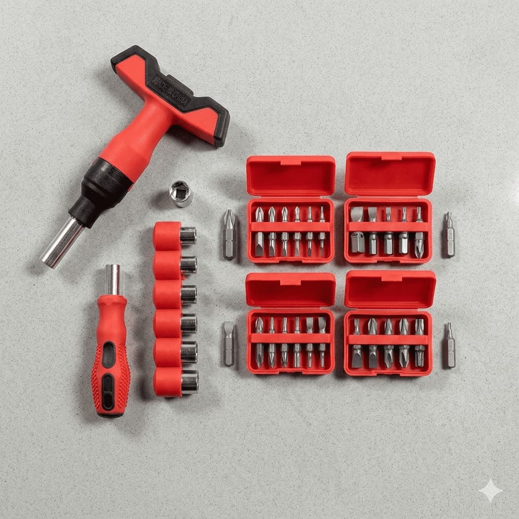 Kit Completo Jogo Chaves Multifuncoes Ponteiras Reforcadas Ferramentas Manutencao