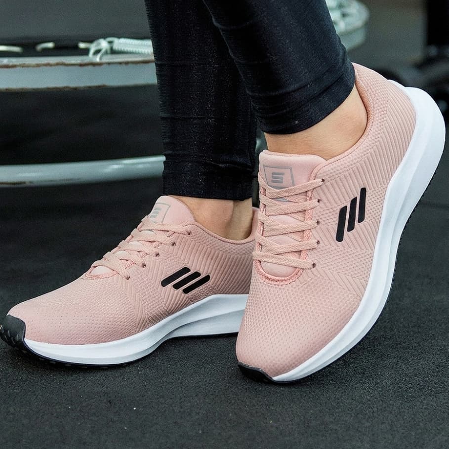 TÊNIS FEMININO ESPORTIVO ACADEMIA SUPER PROMOÇAO FITNESS DIA-A-DIA