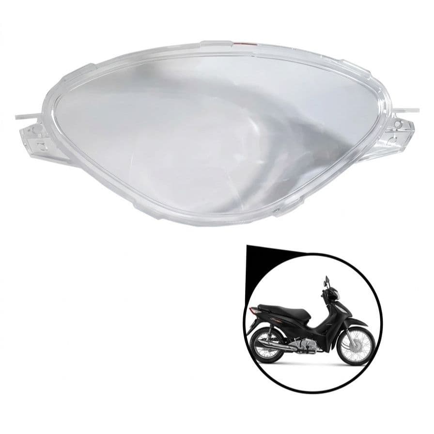 Lente Superior Do Painel Honda Biz 125 2009-2010