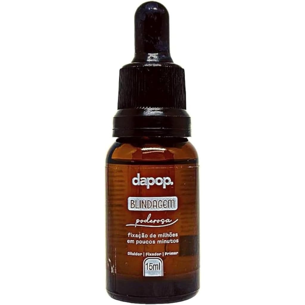 Blindagem para Maquiagem Dapop 15ml Fixador e Primer Facial Prova D’Água Longa Duração Alta Resistência