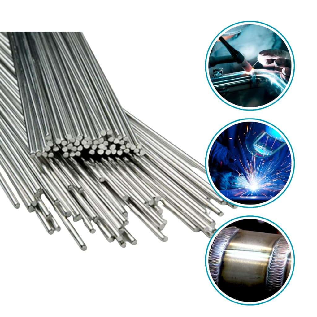 Vareta TIG Inox 1,6mm 308L ER308L Alta Qualidade | Solda Aço Inoxidável | 20 ou 30 Unidades