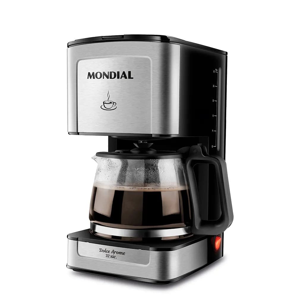 Cafeteira Elétrica Dolce Arome Mondial Preto/Inox 800W - C-44-32X-SI