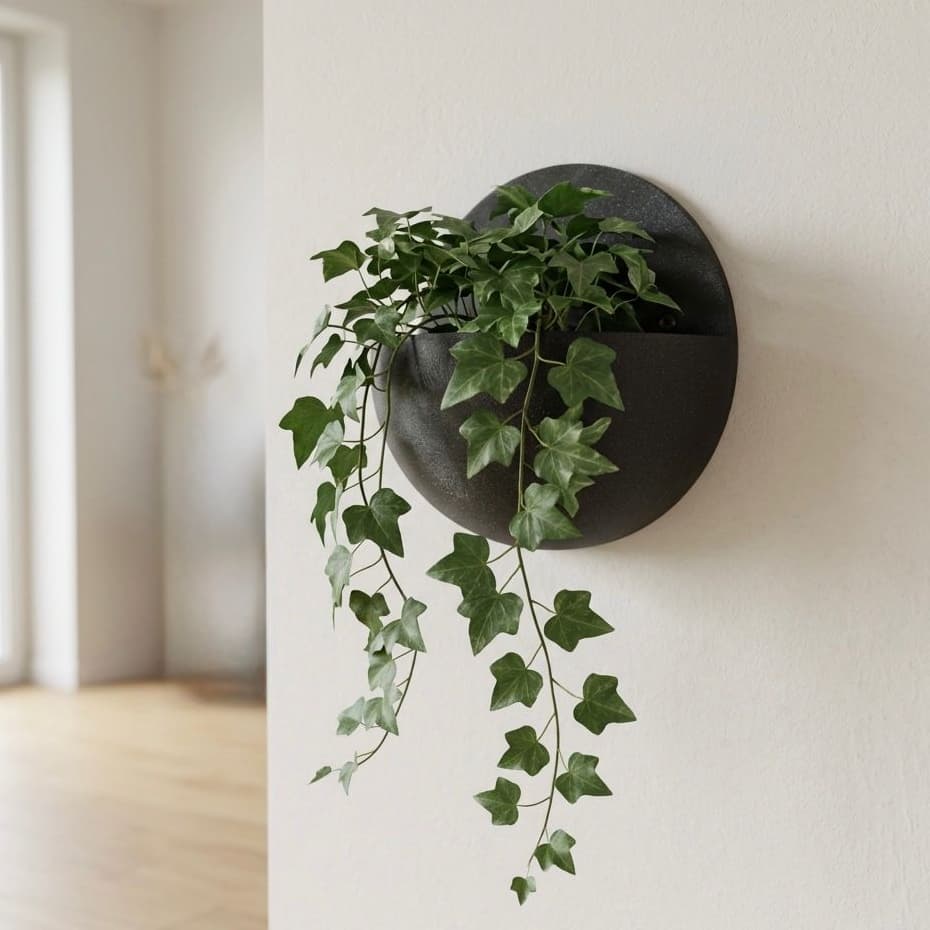 Vaso de Parede Decorativo Premium | Suporte Moderno para Plantas Suspensas (11 Cores)