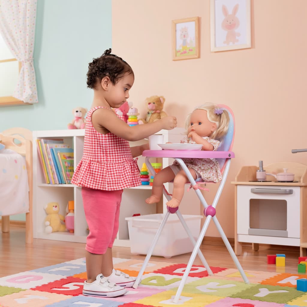 Cadeira Para Papinha De Boneca Alimentação - Kids Baby Hercules