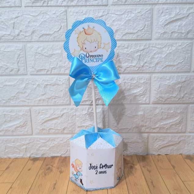 Kit Centro de Mesa Papelaria Personalizada- O PEQUENO PRÍNCIPE -PEGUE E MONTE- Festa de Aniversário-caixinhas