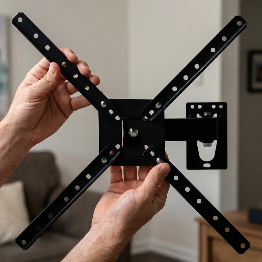 Suporte Para TV 14 a 55 Polegadas Articulado Retrátil Parede LCD LED 4K Universal