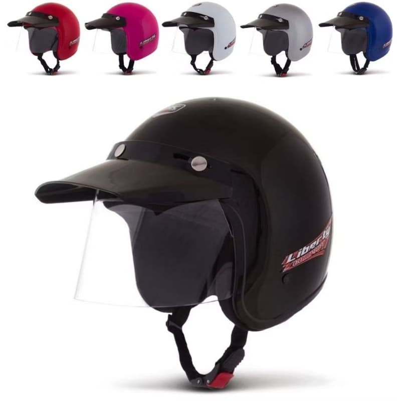 Capacete Compact Pro Tork aberto com Aba