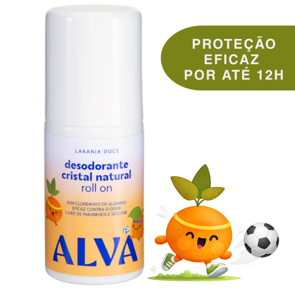 Desodorante Alva Infantil  Roll On Natural 50ml