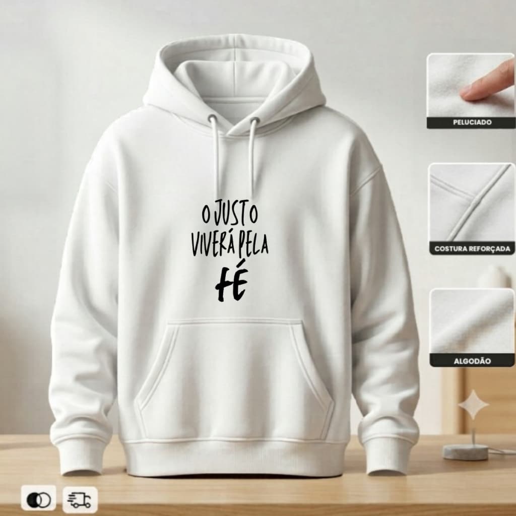 blusa de frio feminino masculino inverno branco Streetwear casaco de frio blusão cristão moletom capuz bolso