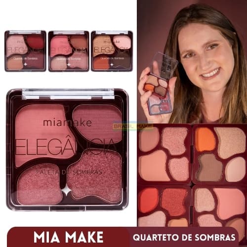 Mia Make Quarteto de Sombras Elegância
