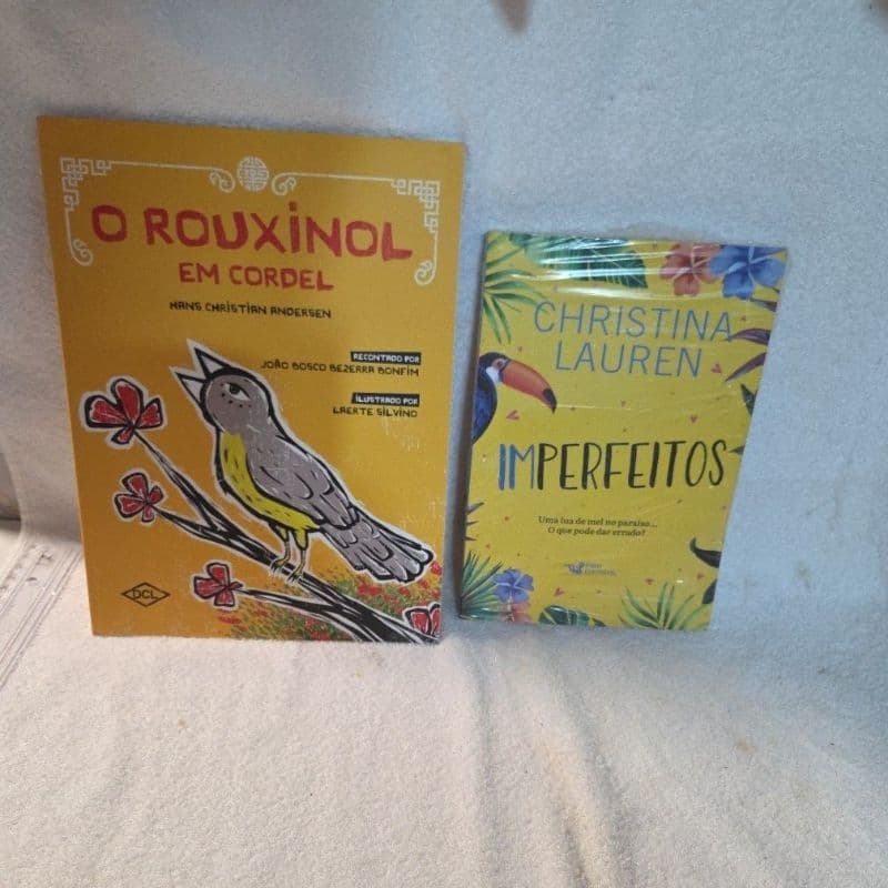 kit 2 livros Rouxinol Em Cordel e Imperfeitos