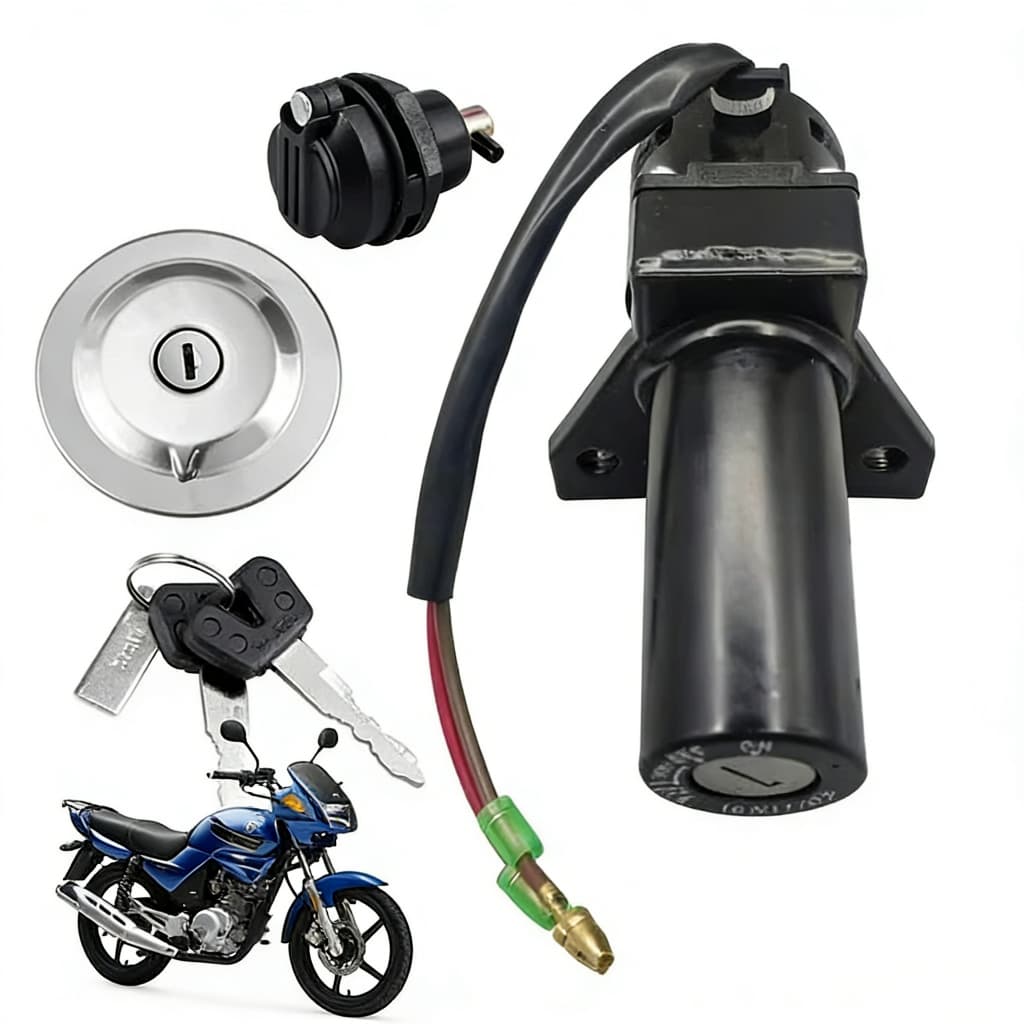 Kit Ignição Travas Yamaha Ybr 125 Factor 125 K/E 2009 Até 2013 Fazer 150 14 ate 2020