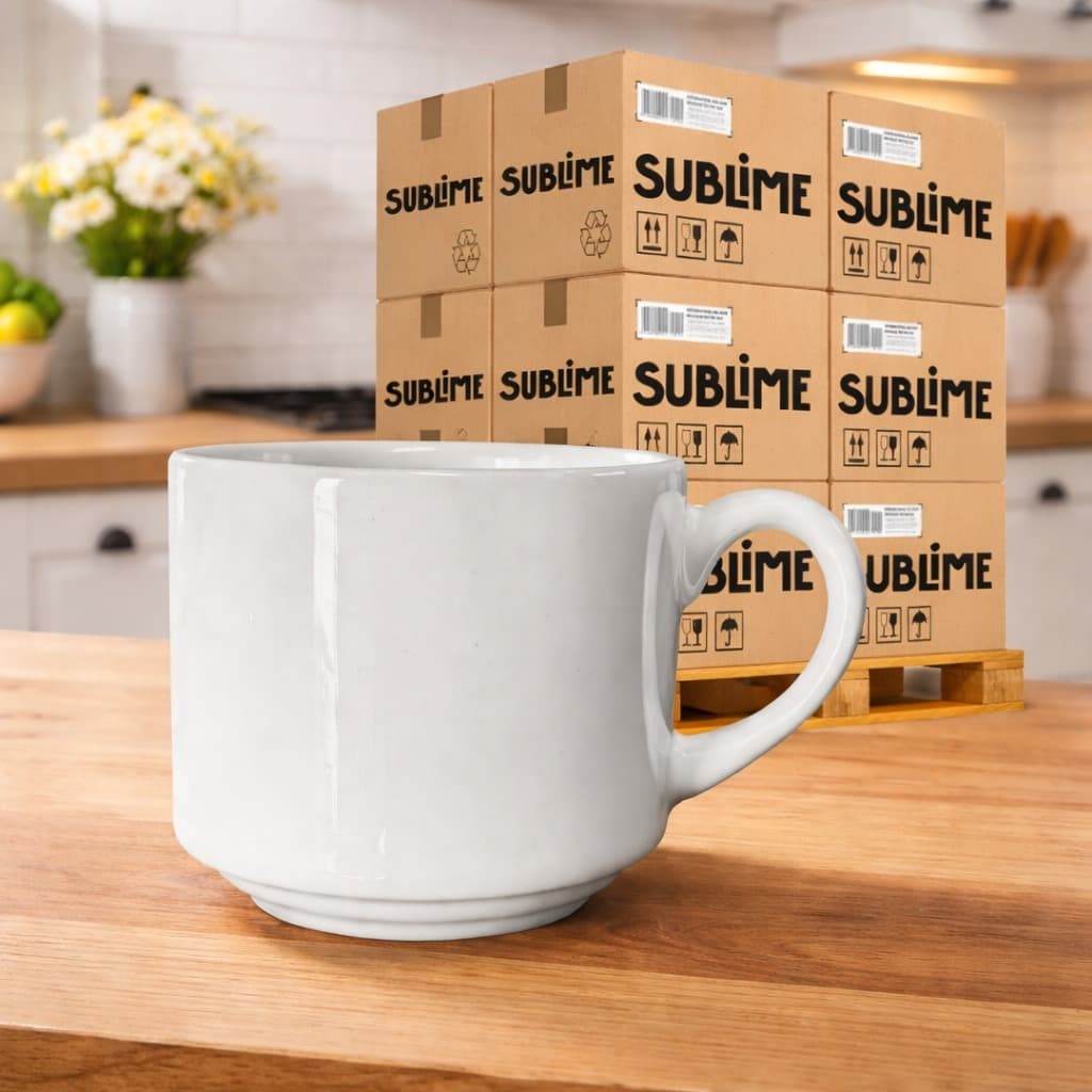 Xícara Para Sublimação 180 Ml Sublime Resinada - 10 Unidades
