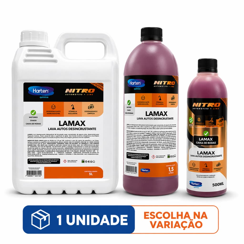 Lamax Nitro Lava Autos Desincrustante 5 Litros