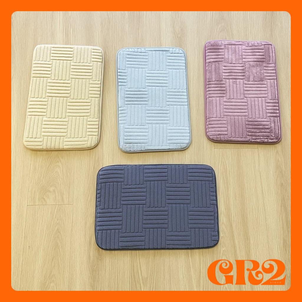 🏠 Kit Tapetes Banheiro E Quarto Macio Antiderrapante Relevo Geométrico Soft Conforto envio imediato