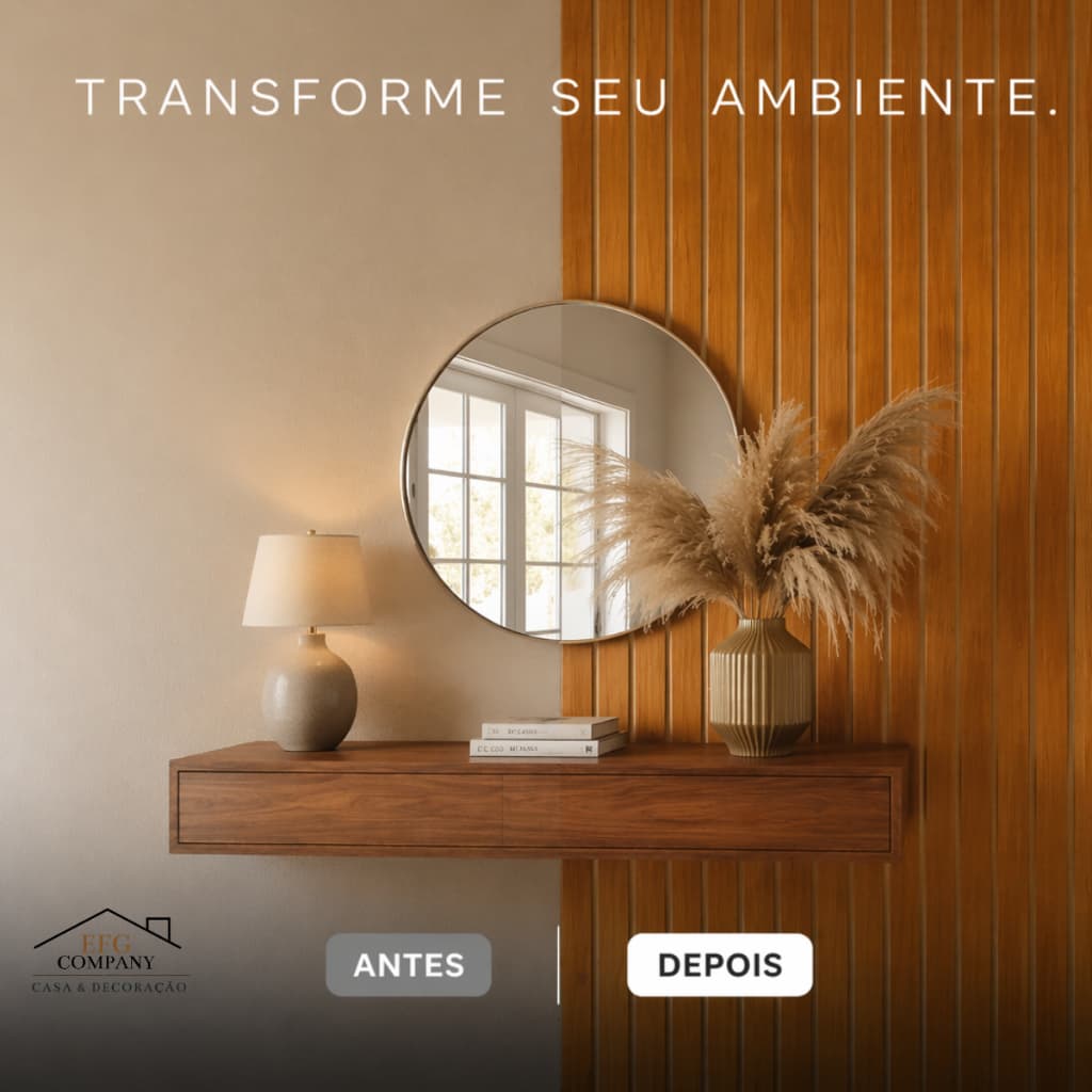 KIT Ripados – Placa MDF 45x11cm Autocolante para Parede | Envio Rápido