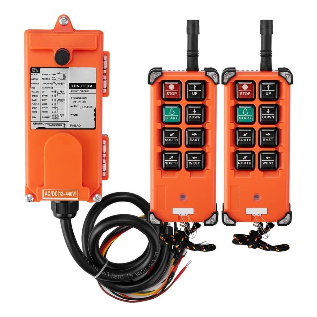 Controle Remoto Ponte Rolante Talha 2 Transmissores F21-e1b AC/DC(12v-440v)