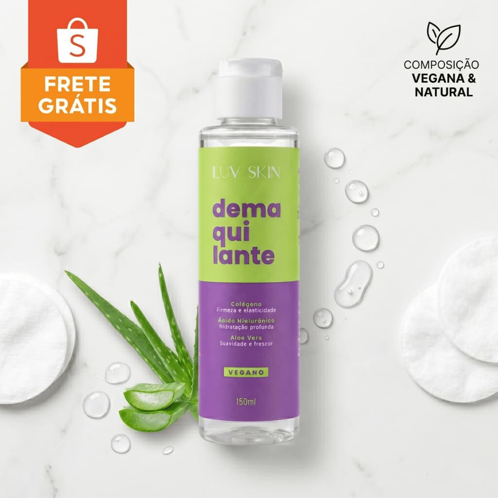 Demaquilante Oil Free 150ml - Luv Skin