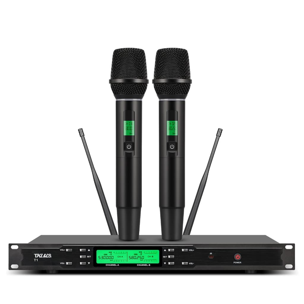 Microfone Sem Fio UHF TKLBLS T1 Kit Profissional sem Fio