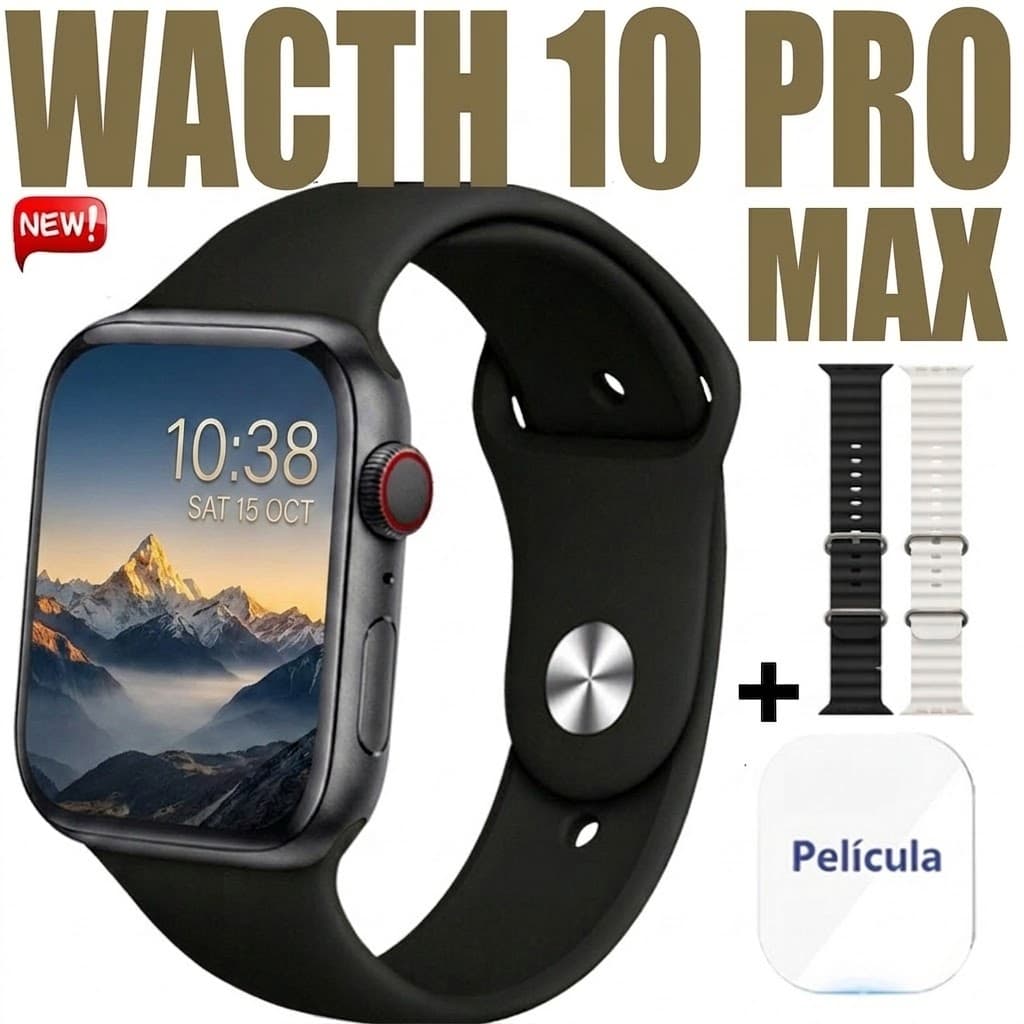 Relogio Inteligente Smartwatch watch 10 pro max Chamadas Esportivo Masculino Feminino Android