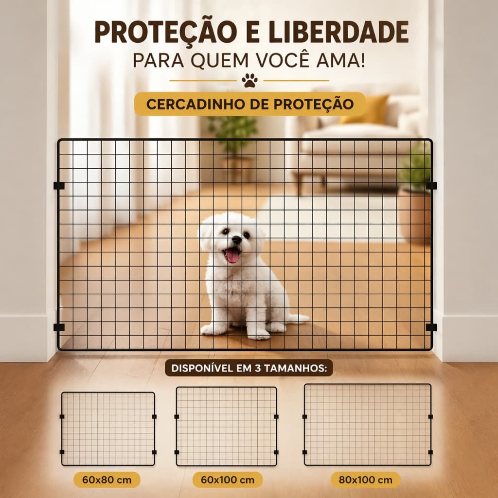 Cercado Barreira Portão Cercadinho Animais de Estimação Tela Pet Grade Cerca De Metal Preto e Branco