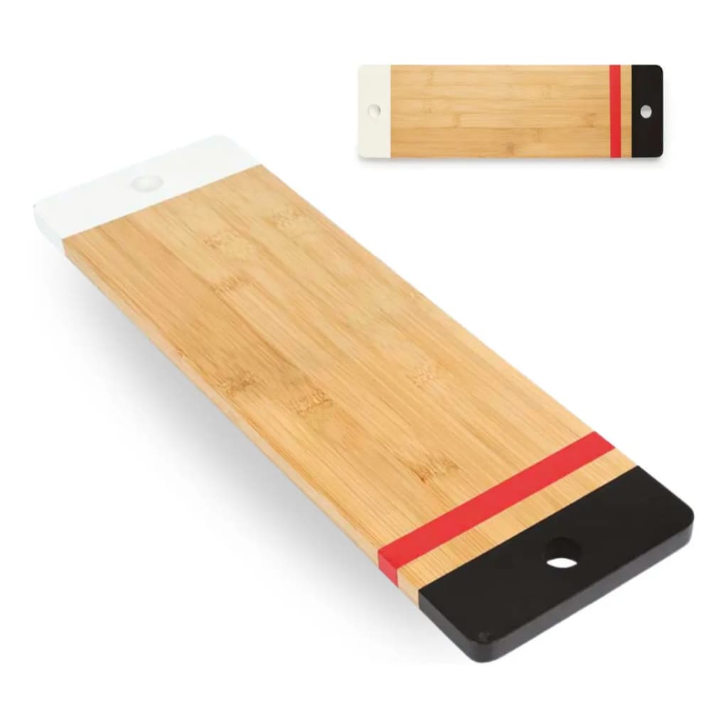 Tábua De Corte Retangular Mor Bamboo Ref.8425 48,3 Cm Carne Churrasco Marrom