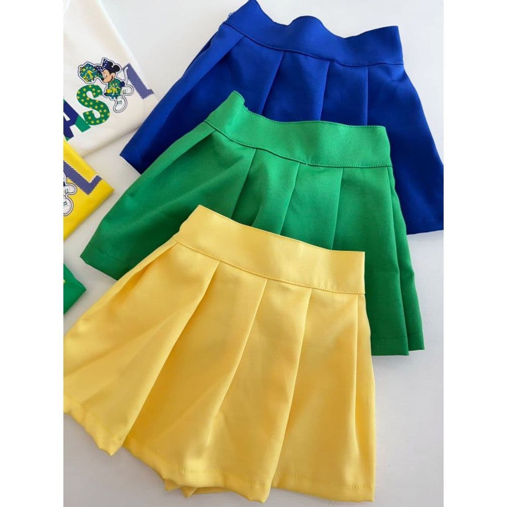 Shorts Saia Alfaitaria plissada
