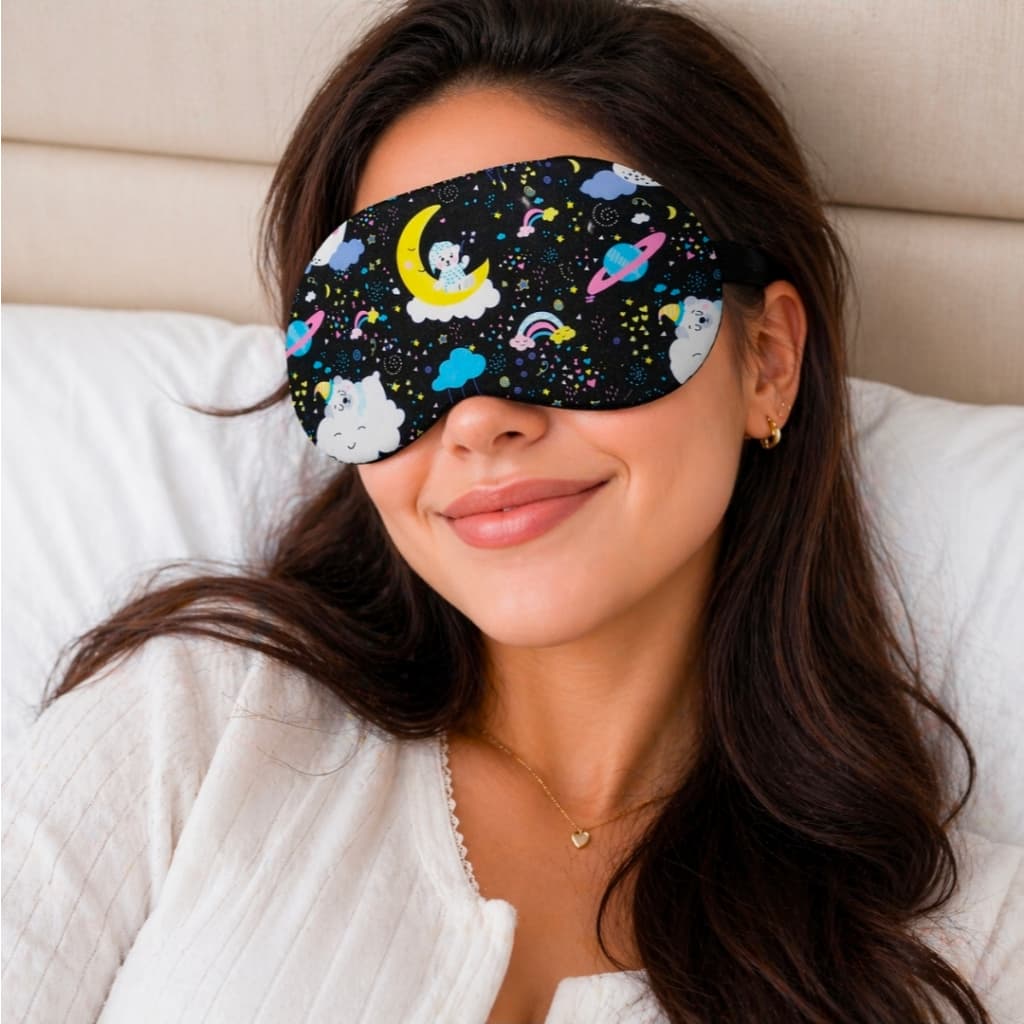 Máscara De Dormir Com Bolsa De Gel Tapa Olho Máscara Adulto Criança Acorde Sem Olheiras E olhos Inchado