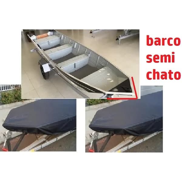 capa barco semi chato 5,50 boca 1.10 x 150 largura nylon 660