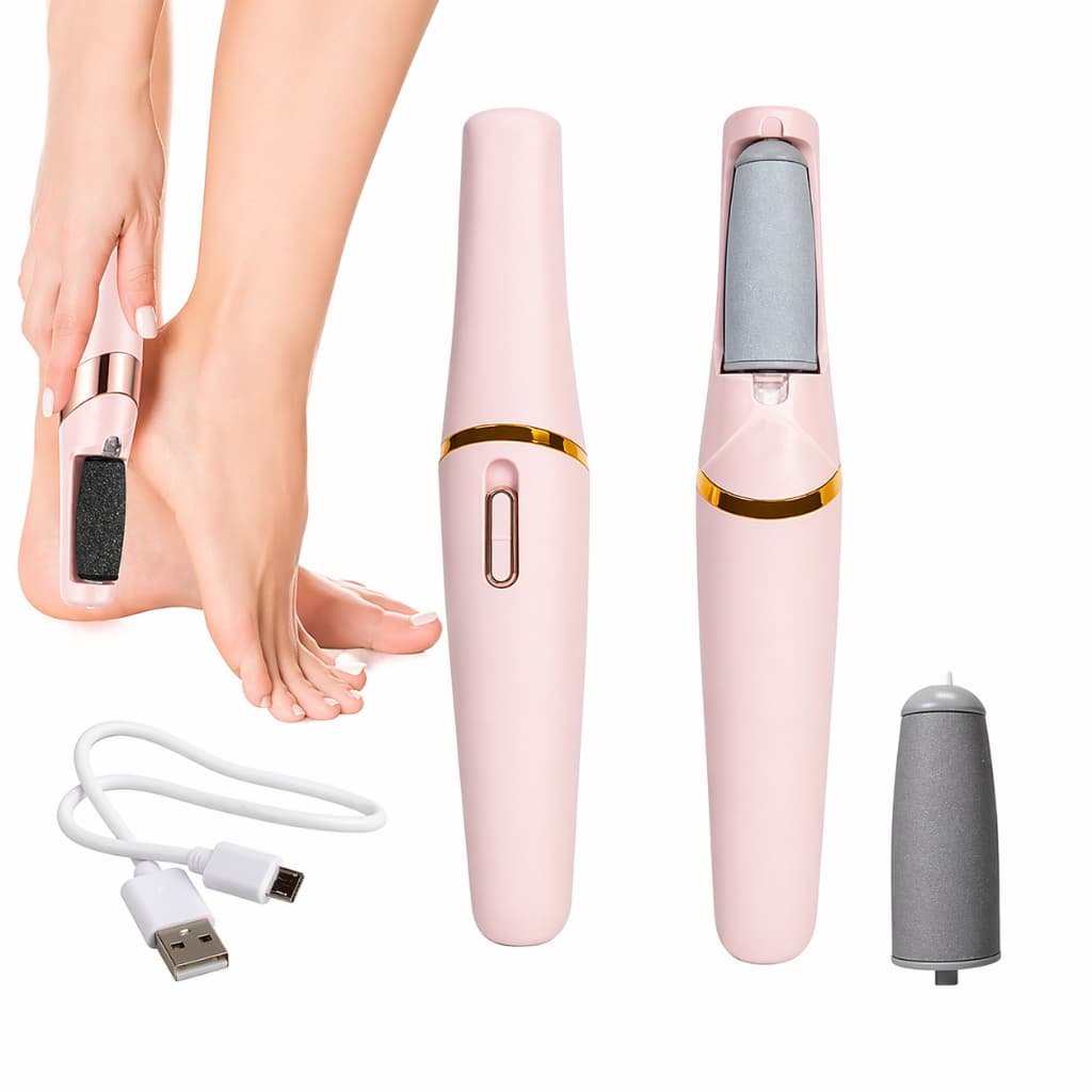 Lixa de Pé Elétrica Recarregável À Prova Dágua Bivolt | MQ-7312