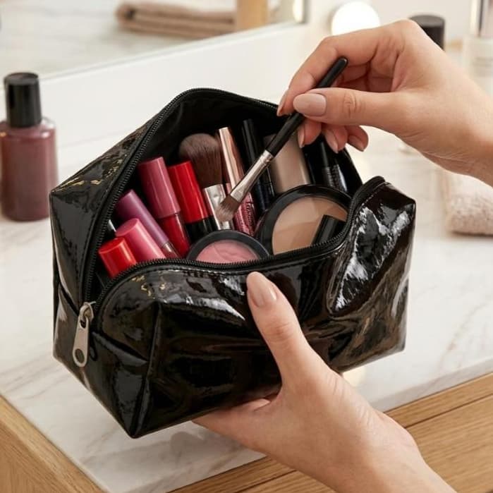 Estoujo Grande Verniz Necessaire Maquiagem Grande