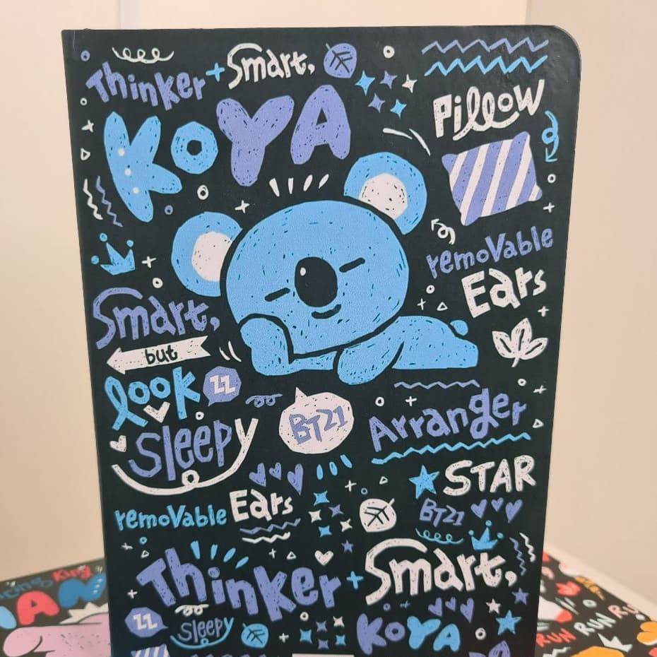 Caderno LOVE ARMY | Moleskine Kpop - ARMY | Papel Pólen 90g | 80 Folhas | 21x14cm - sketchbook cute