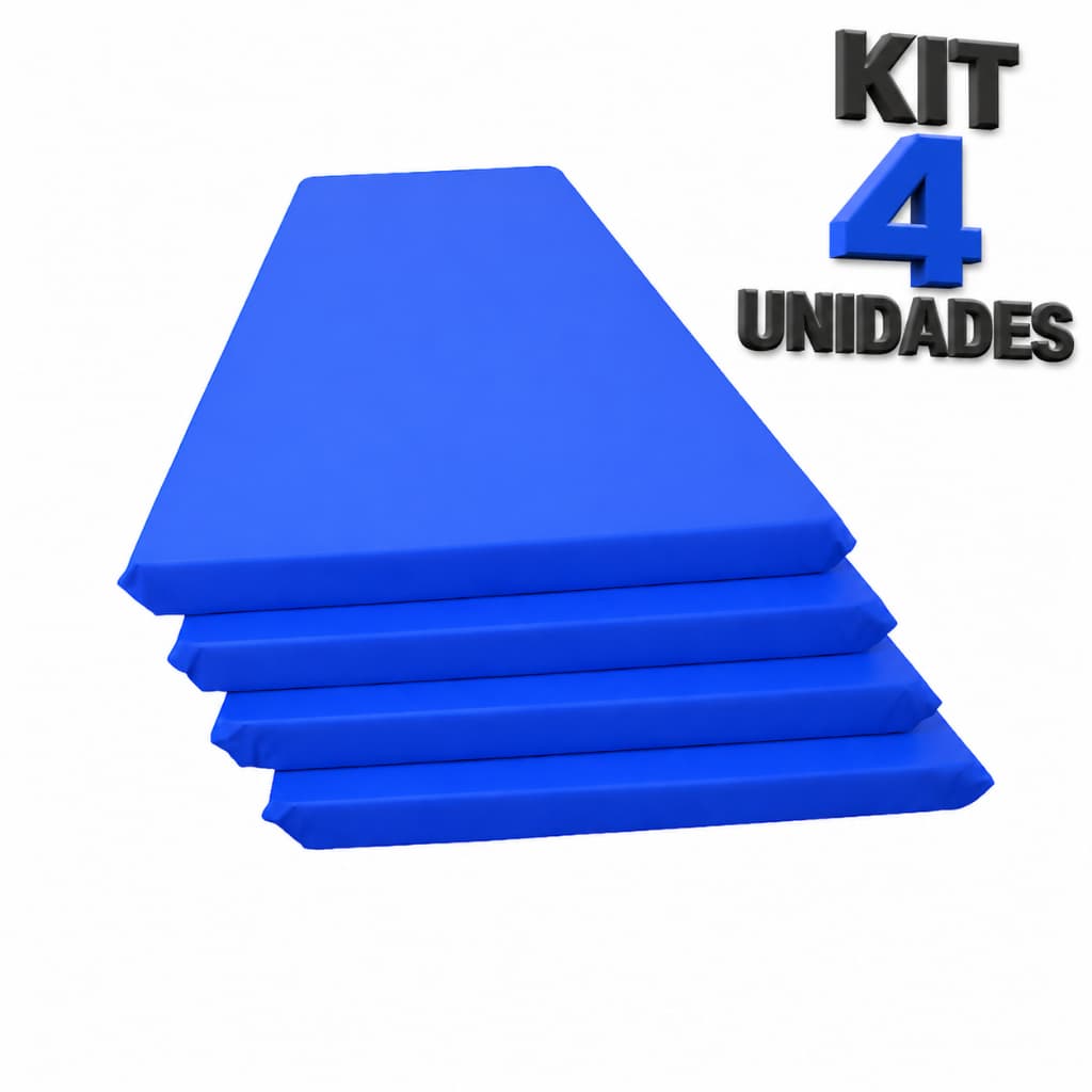 kit 4 Colchonete 1,90 X 60 X 5 - Yoga Escolas Alojamento creche Academias Colchonete D28 Abdominal