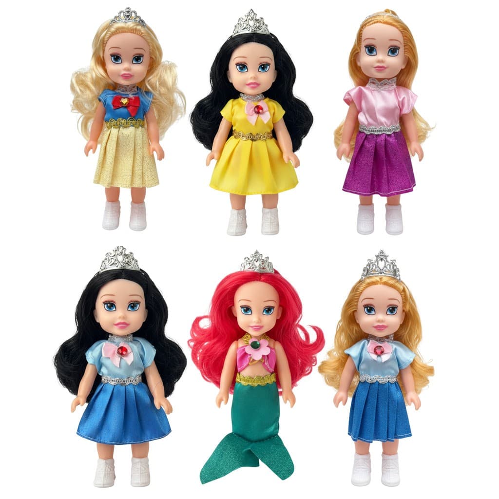 Bonecas Princesas Articulado 16 cm com acessorios pronta entrega brinquedos