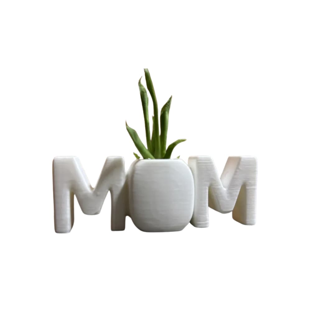 Vasinho Formato Mãe Decoração Dia das Mães Presente Criativo Mesa Sem Planta