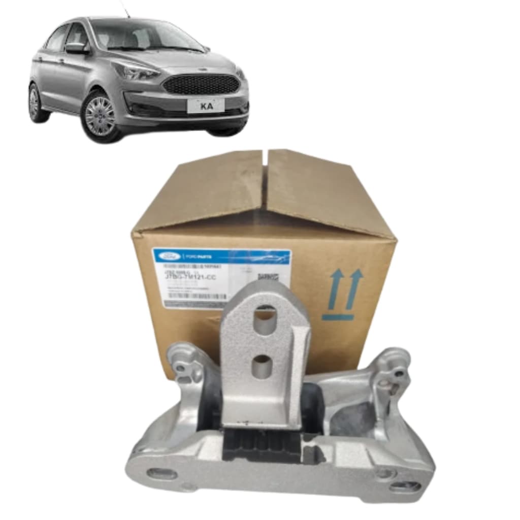 Coxim Superior do Câmbio KA 1.0 3 cilindros 2018 até 2021 Original Ford J7BZ6068G