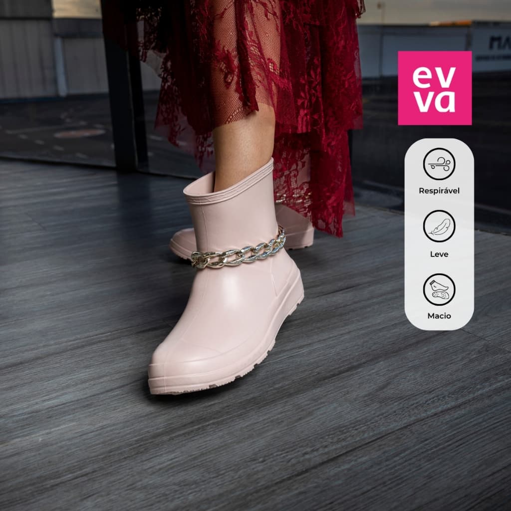 Bota Teresa Feminina Plataforma EVA Leve Impermeável Antiderrapante Confortável Moderna