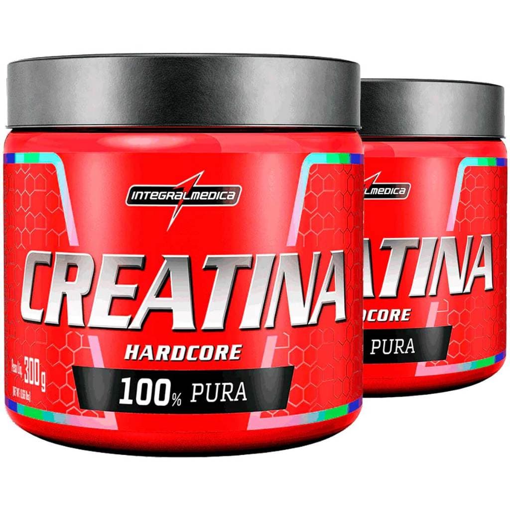 Kit 2x Creatina Monohidratada Integralmédica 300g Sem Sabor