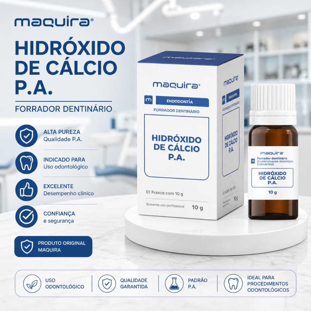 Hidroxido De Calcio PA 10g - Maquira Endodontia Odontologia