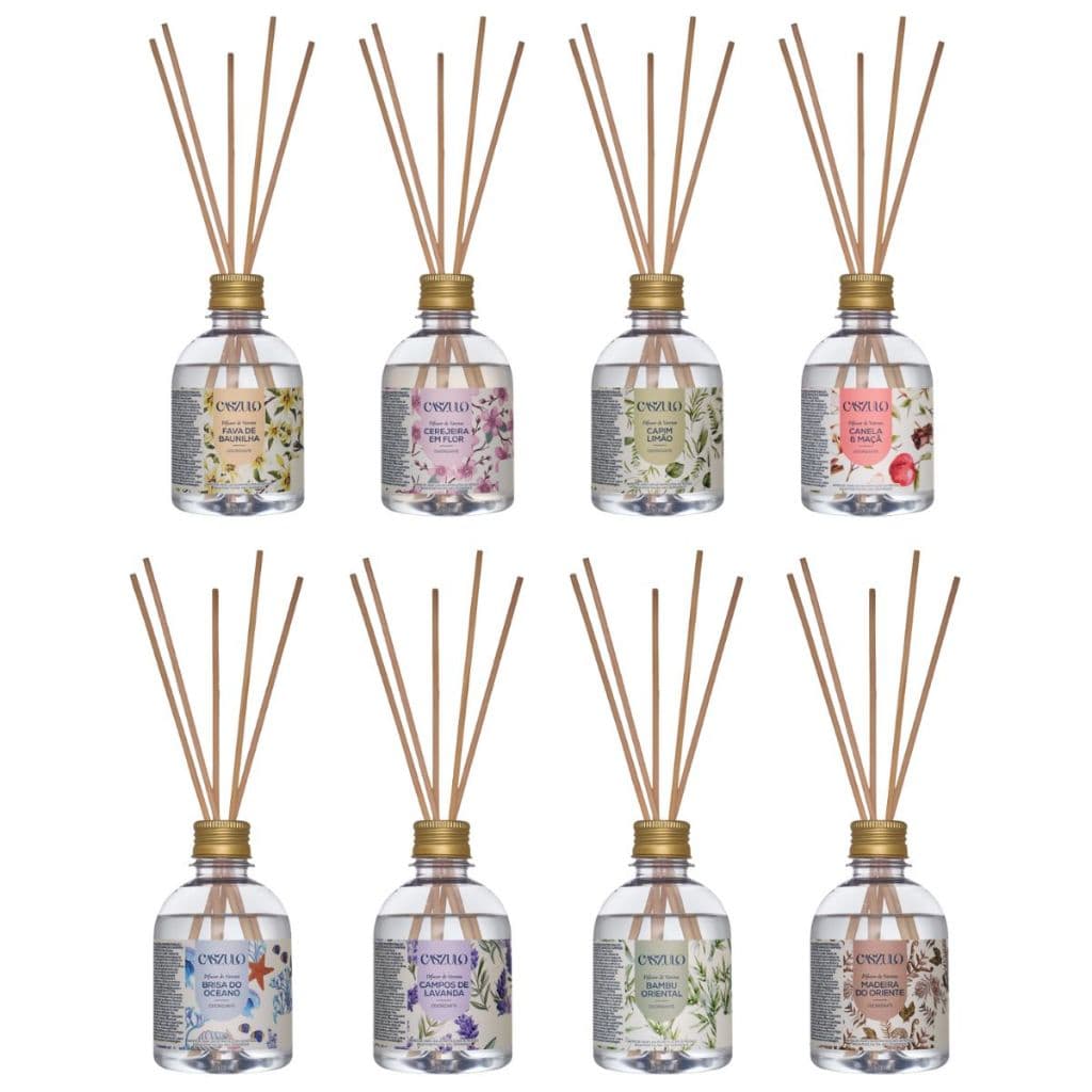 Difusor de Varetas Casulo Aromatizador de Ambiente Via Aroma 250ml