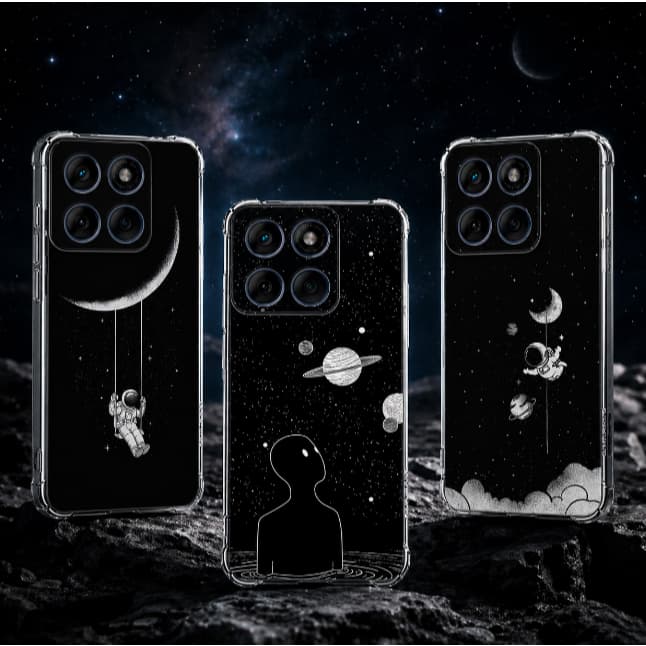 CAPA CAPINHA HEX COMPATIVEL COM EDGE 70/ 70 FUSION - ANTI IMPACTO CASE ASTRONAUTA