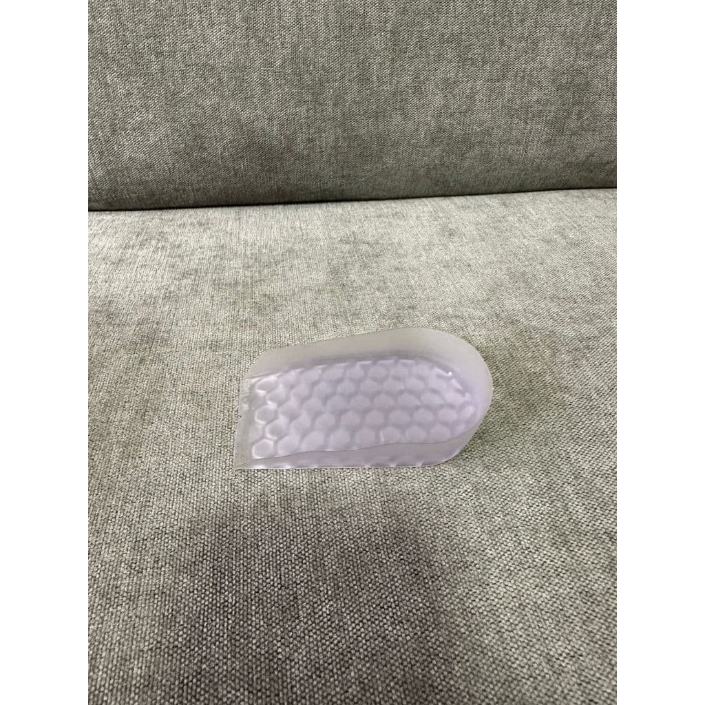 Palmilha Silicone Gel Ortopédica Esporão Calcanheira Calcanhar Transparente Confortável Relaxa
