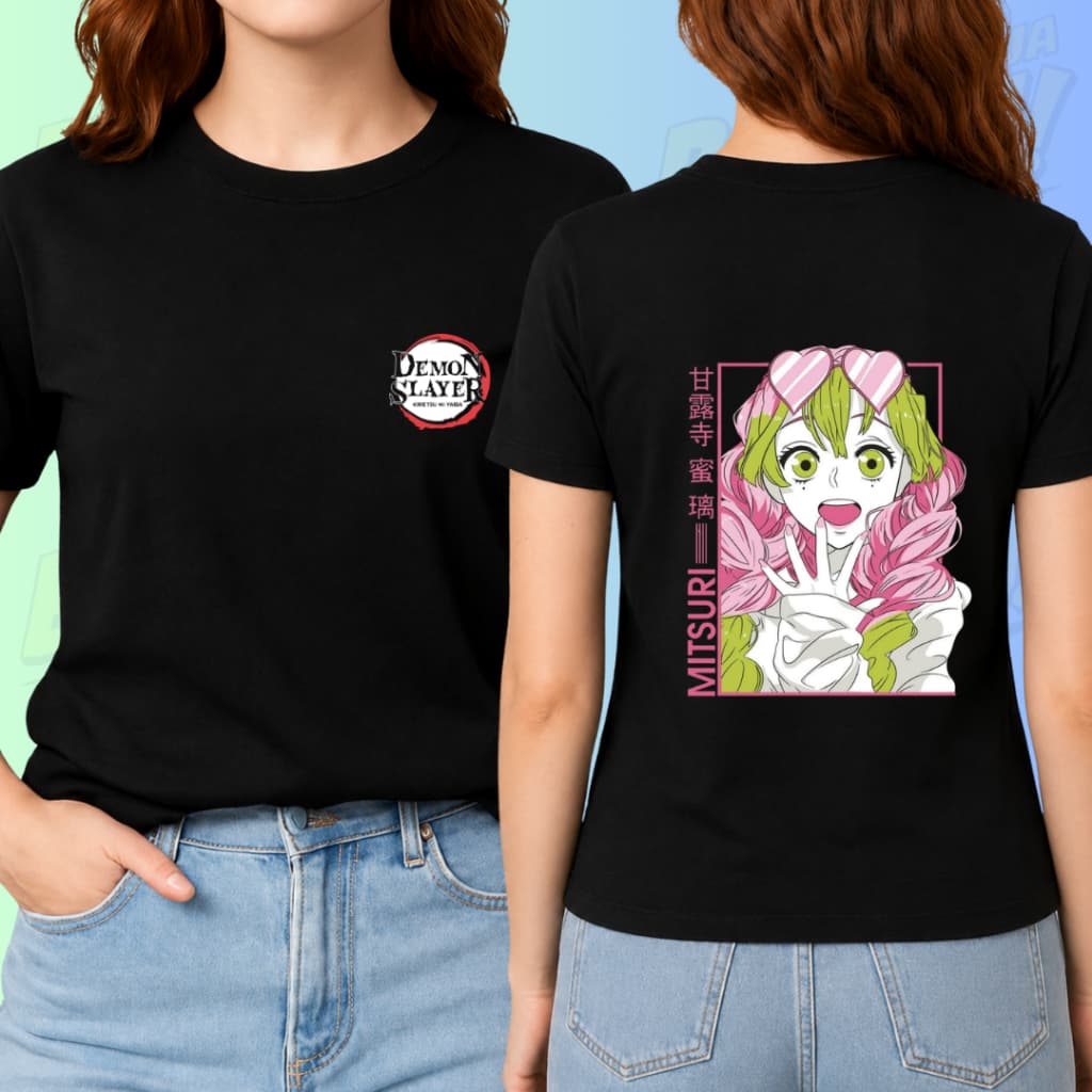 Camiseta DEMON SLAYER - Kimetsu NoYaiba - MITSURI hashira - anime