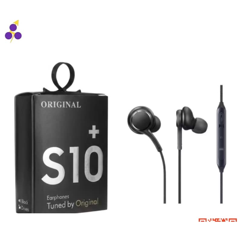 Fone De Ouvido Estéreo Para S8 S8+ S9 S9+ S10e S10 S10+ Note Cor Preto Compatível Android Samsung