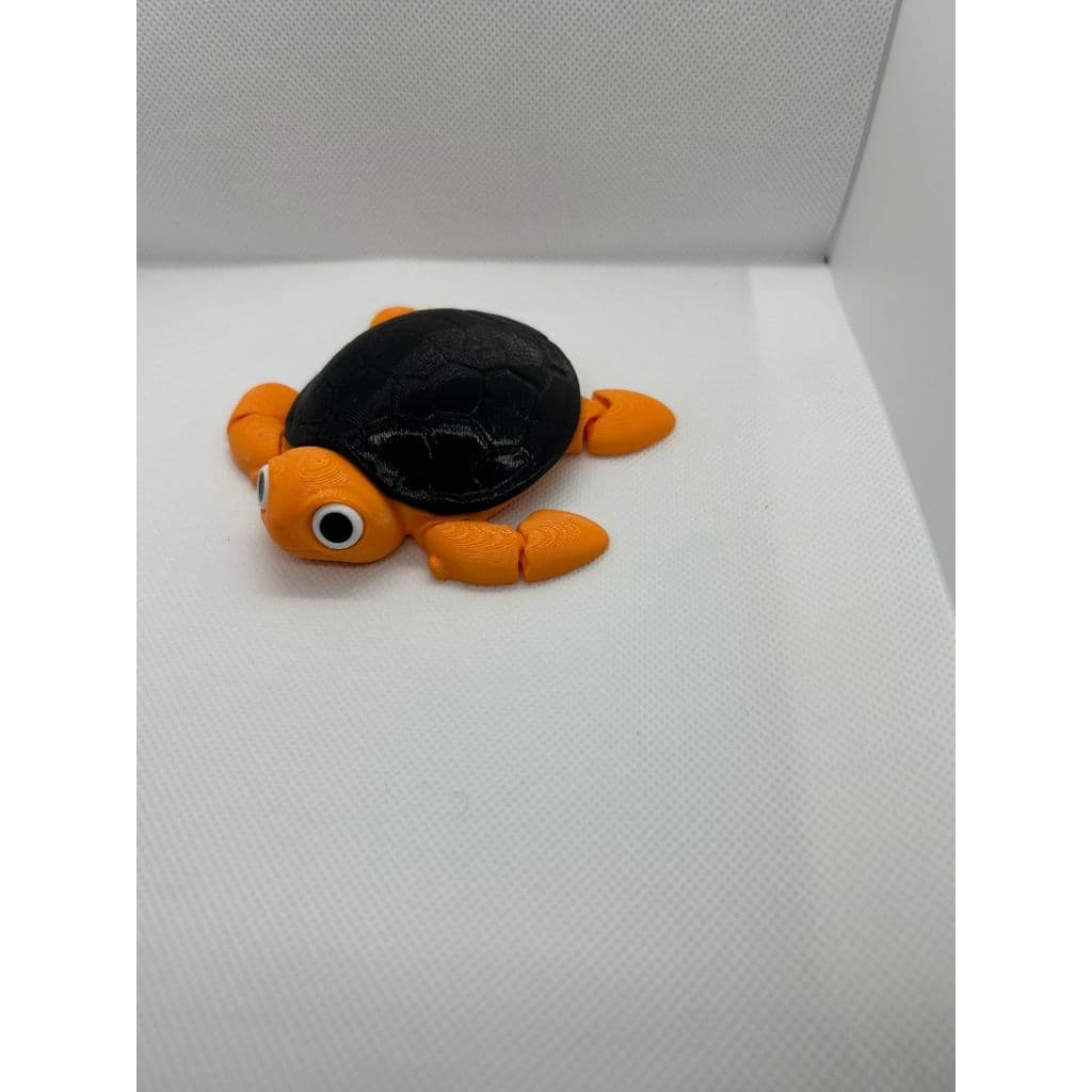 Tartaruga Articulada Fofa Infantil | Brinquedo Flexível Colorido Anti Estresse e Divertido