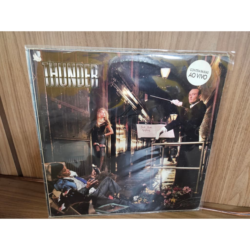 LP Disco de Vinil Banda Thunder Backstreet Symphony Incluindo She’s So Fine e Dirty Love com Encarte Produto Usado