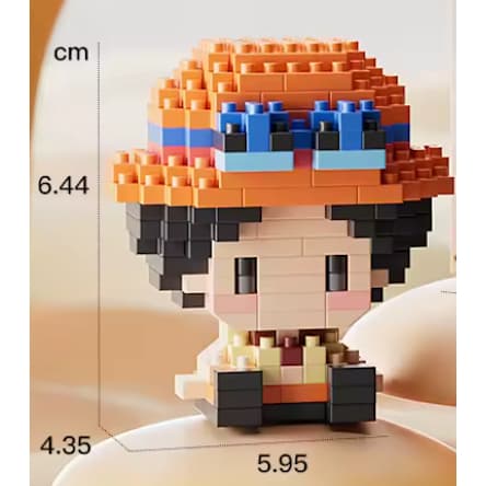 ACE ONE PIECE - MICRO BLOCO - NANO BLOCO